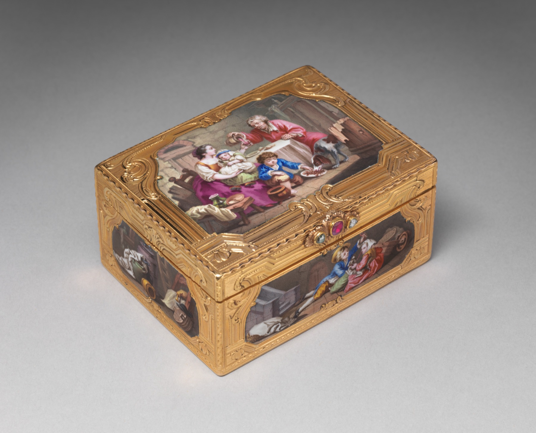 Plateau de joaillerie et objets de vertu